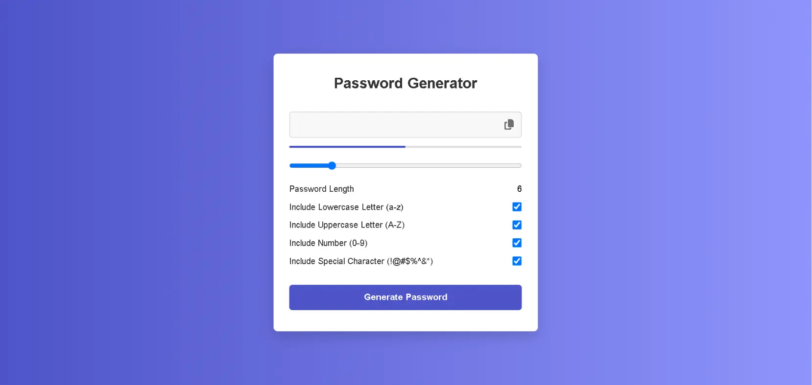 random-password-generator-js Website